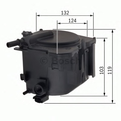 Filtro carburante BOSCH 0 450 906 471