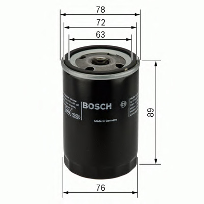 Filtro olio BOSCH 0 451 103 110