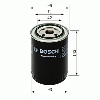 Filtro olio BOSCH 0 451 203 236