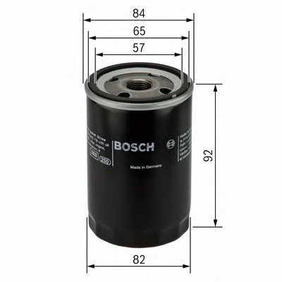 Filtro olio BOSCH 0 986 452 027
