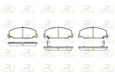 Set di 4 pastiglie freno ROADHOUSE 2182.12