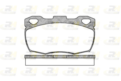Set di 4 pastiglie freno ROADHOUSE 2266,00