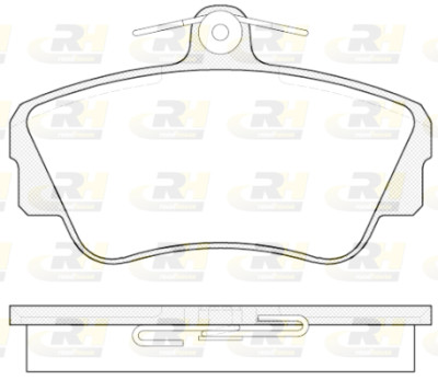 Set di 4 pastiglie freno ROADHOUSE 2309,00
