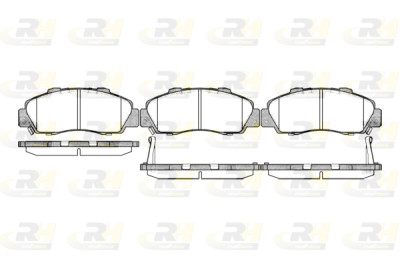 Set di 4 pastiglie freno ROADHOUSE 2351.32
