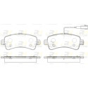 Set di 4 pastiglie freno ROADHOUSE 21588.02