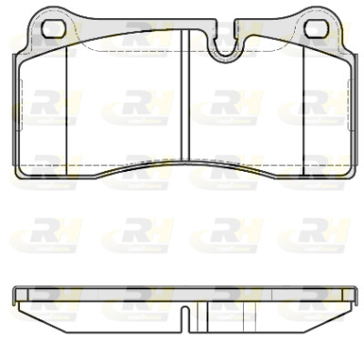 Set di 4 pastiglie freno ROADHOUSE 2983.40
