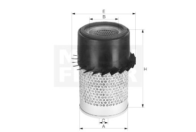 Filtro aria MANN-FILTER C 1140/1