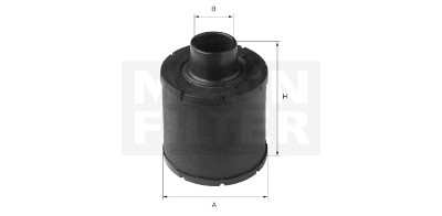 Filtro, ventilación bloque motor