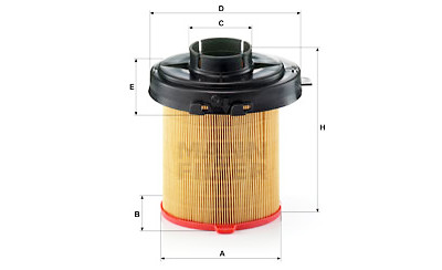 Filtro aria MANN-FILTER C 1468/2