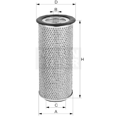 Filtro aria MANN-FILTER C 17 400