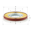 Filtro aria MANN-FILTER C 2826