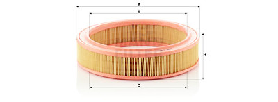 Filtro aria MANN-FILTER C 2852
