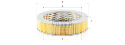 Filtro aria MANN-FILTER C 2868