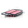 Filtro aria MANN-FILTER C 3347