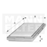Filtro aria MANN-FILTER C 3471