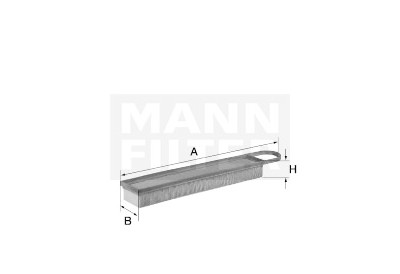 Filtro aria MANN-FILTER C 35 006