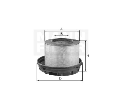 Filtro aria MANN-FILTER C 41 1776