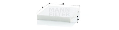 Filtro aria abitacolo MANN-FILTER CU 2232