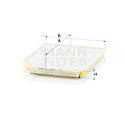 Filtro aria abitacolo MANN-FILTER CU 2525/1