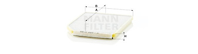 Filtro aria abitacolo MANN-FILTER CU 2525/1