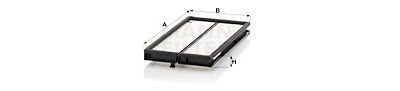 Filtro aria abitacolo MANN-FILTER CU 3318