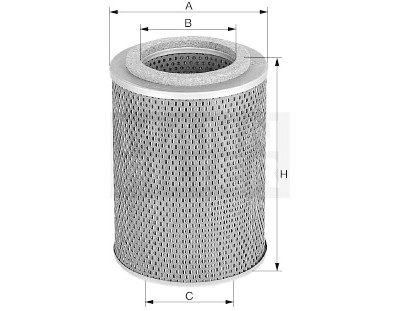 Filtro olio MANN-FILTER H 733/1