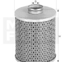 Filtro olio MANN-FILTER H76/1