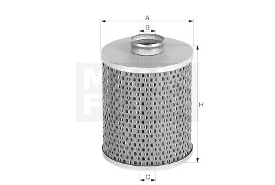 Filtro olio MANN-FILTER H76/1
