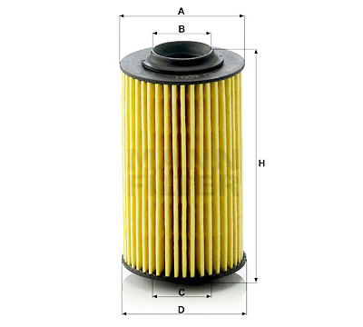 Filtro olio MANN-FILTER HU 6001