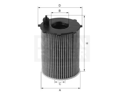 Filtro olio MANN-FILTER HU718/8X
