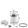 Filtro urea MANN-FILTER U620/4XKIT