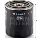 Filtro olio MANN-FILTER W 920/80