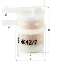 Filtro carburante MANN-FILTER WK 42/7