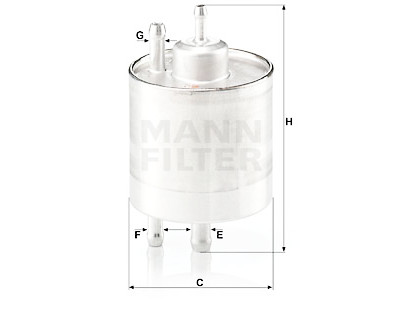 Filtro carburante MANN-FILTER WK 513/5