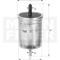 Filtro carburante MANN-FILTER WK 614/19