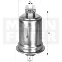 Filtro carburante MANN-FILTER WK614/26