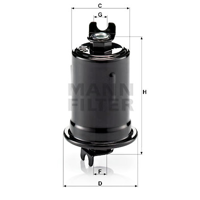 Filtro carburante MANN-FILTER WK 614/8
