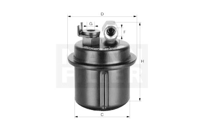 Filtro carburante MANN-FILTER WK 67 x