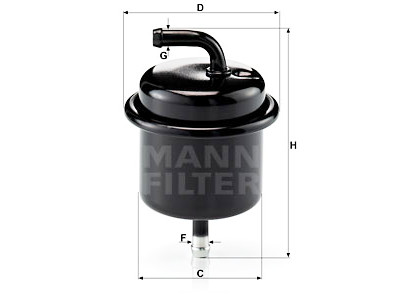 Filtro carburante MANN-FILTER WK 710