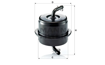 Filtro carburante MANN-FILTER WK 76