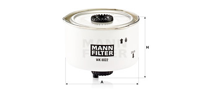 Filtro carburante MANN-FILTER WK 8022