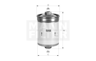 Filtro carburante MANN-FILTER WK830/5