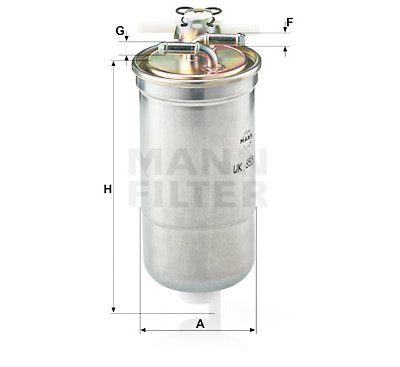 Filtro carburante MANN-FILTER WK 853/4