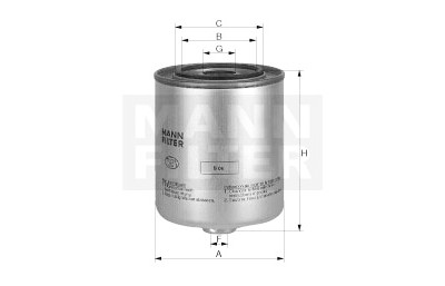 Filtro carburante MANN-FILTER WK940/6
