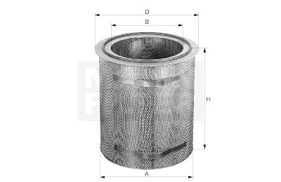 Filtro aria MANN-FILTER C 57 1895