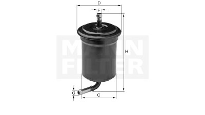 Filtro carburante MANN-FILTER WK 614/42