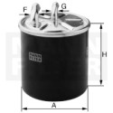 Filtro carburante MANN-FILTER WK820/8