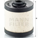 Filtro carburante MANN-FILTER BFU 715