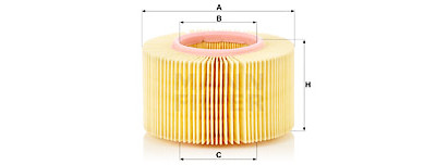Filtro aria MANN-FILTER C 1552