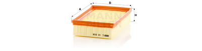 Filtro aria MANN-FILTER C 18 008